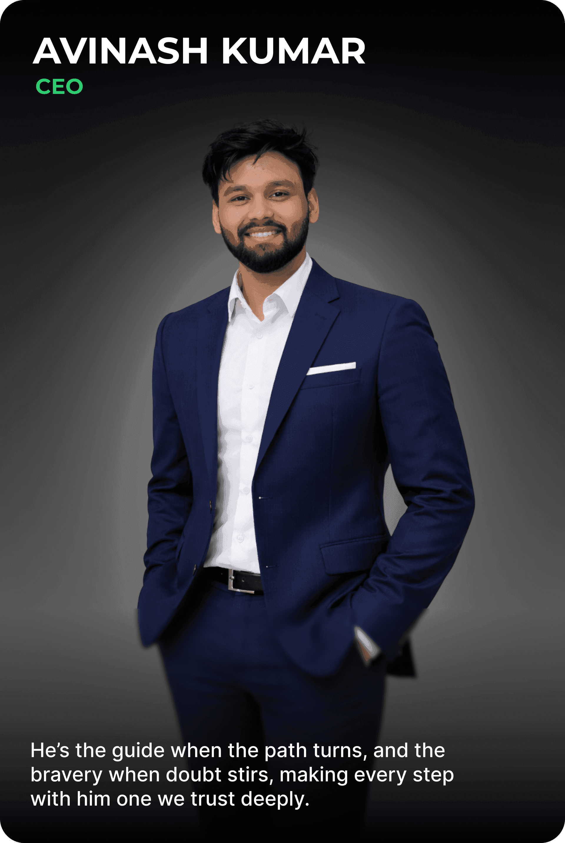 Avinash Kumar — CEO of Lofingo